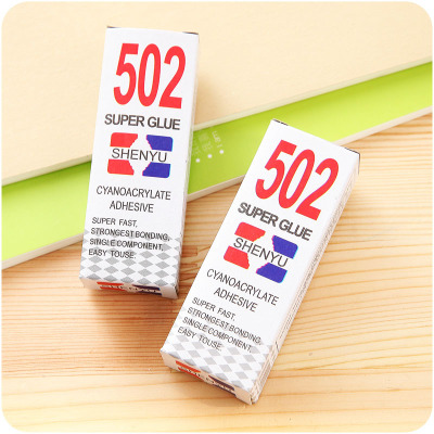 There are Wholesale 502 quick-drying glues office daily glue single 8g
