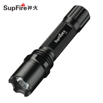 Shenhuo SupFire wholesale j-6 LED aluminum alloy USB charging 3W outdoor camping flashlight
