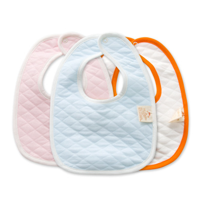 The New born baby bib thickened double cotton clip cotton baby drool towel doesn newborn bib