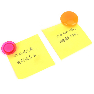 Easy cy6036 white board magnetic nail color transparent plastic magnet buckle circle 30mm/45 grain cylinder packing wholesale report