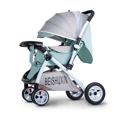 Baby stroller can be used for sitting and lying