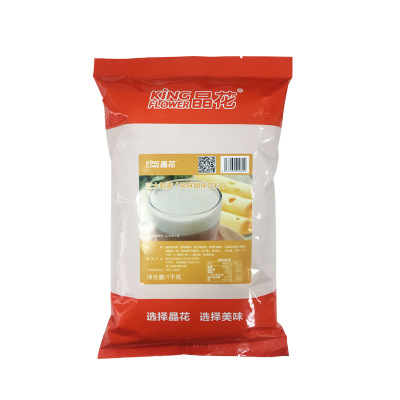 Manufacturers direct crystal flower milk tea raw materials wholesale 1KG small package cheese milk powder milk tea shop