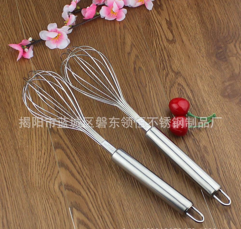 Stainless steel beater kitchen baking kit household beater mixer six - wire non - magnetic
