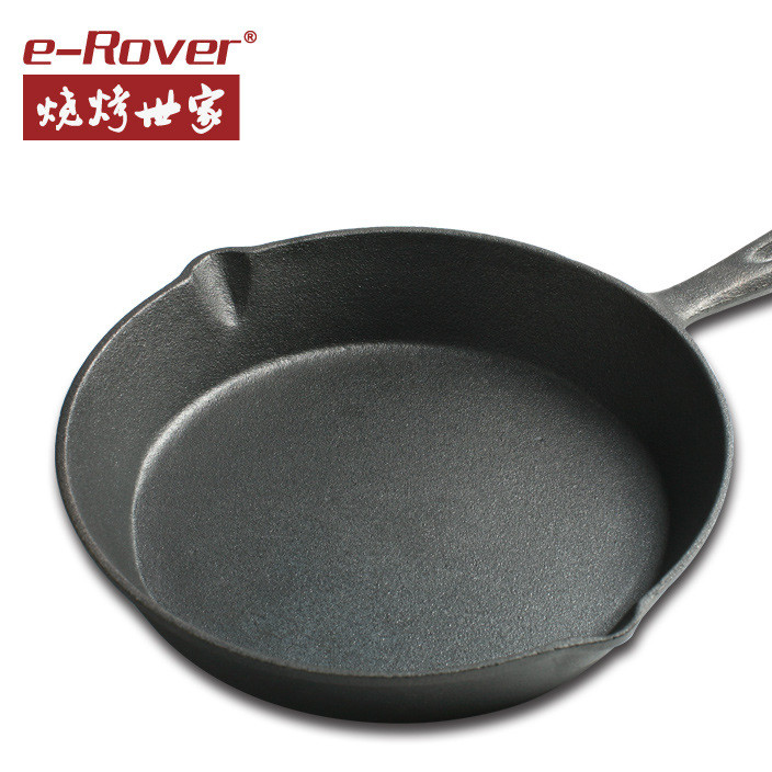 Barbecue family multi-functional cast iron outdoor cookware cast iron pan steak pan barbecue utensils wok
