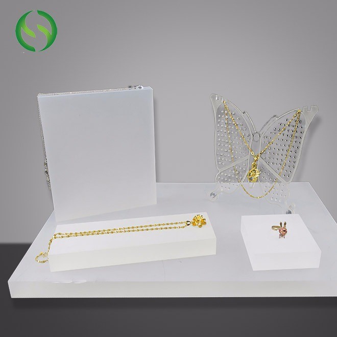 Manufacturers customized acrylic jewelry props display rack yuefeng plexiglass craft factory batch supply