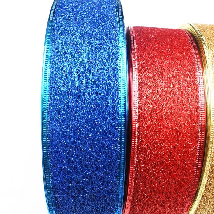 A large number of spot wholesale ribbon pull flower ribbon holiday decoration decorations Christmas tree decorations