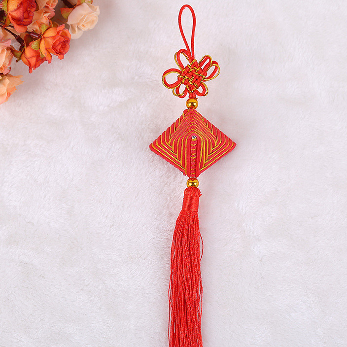Creative Chinese knot Dragon Boat Festival car pendant pendant wholesale colorful rope sachet sachet characteristics handmade products