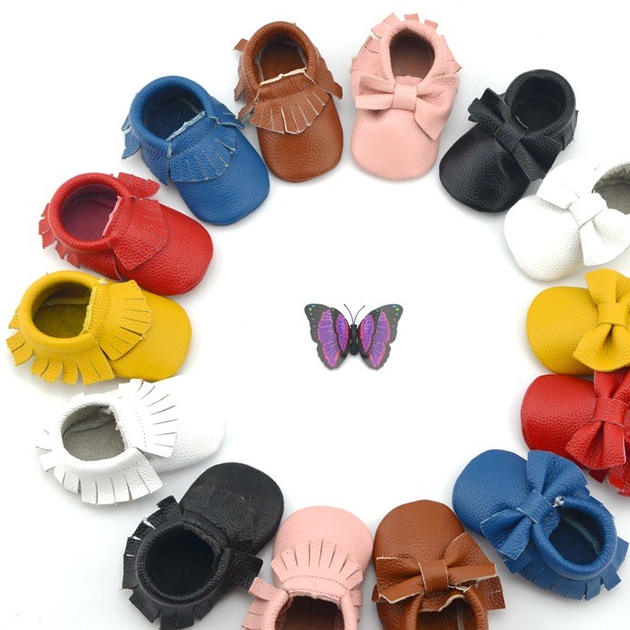 Baby toddler shoes cowhide soft-soled shoes before export baby shoes children's indoor shoes with the same style
