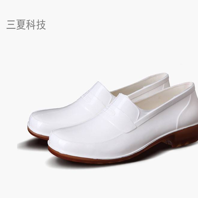Food shallow mouth rain shoes horse mouth shoes white rain shoes food workshop special water shoes aquatic products factory special water shoes