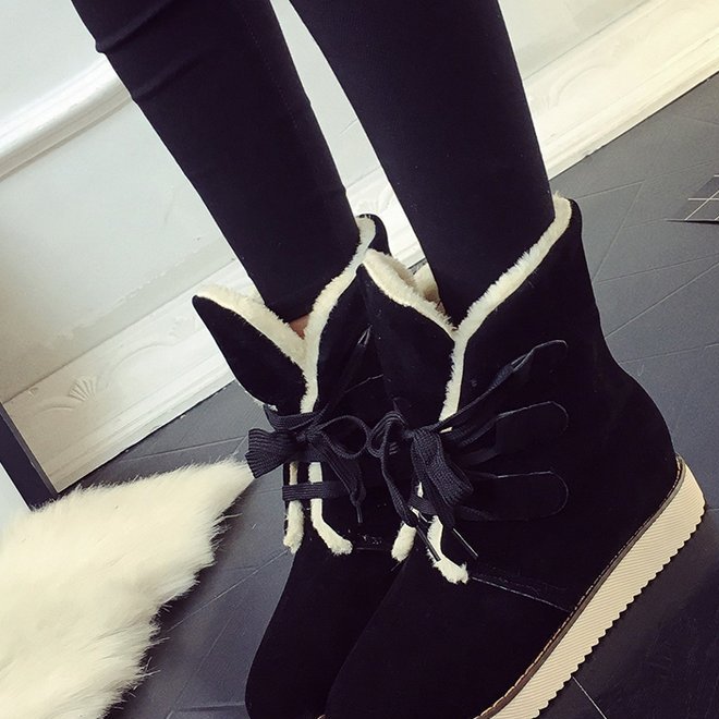 Short-leg Martin boots women 2019 winter new lacing with velvet and cotton women's boots flat bottom thermal casual women's boots wholesale