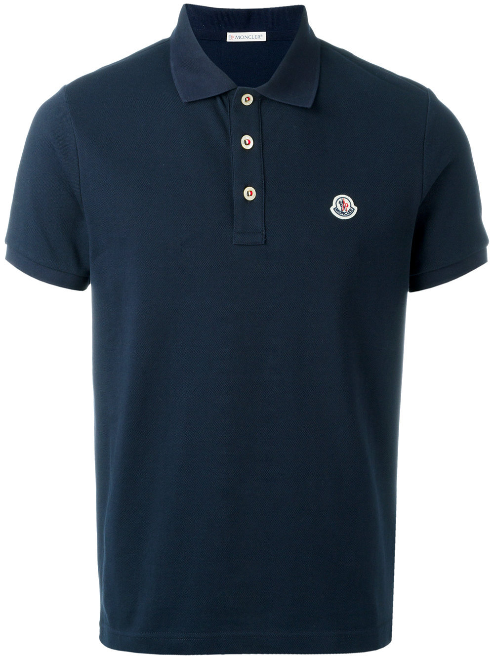 The 2019 summer cotton ball POLO shirt with intercolor collar front and floral half chest