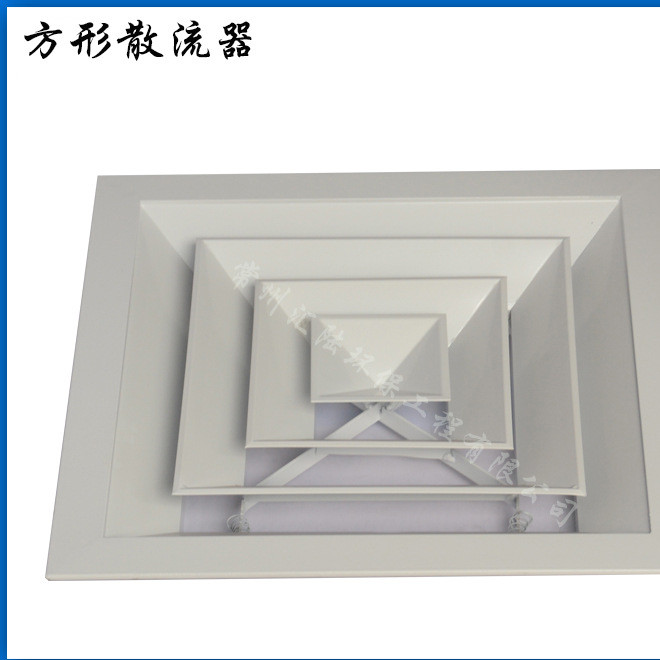 Professional supply square diffuser ABS air conditioning louver fresh air system air outlet exhaust equipment