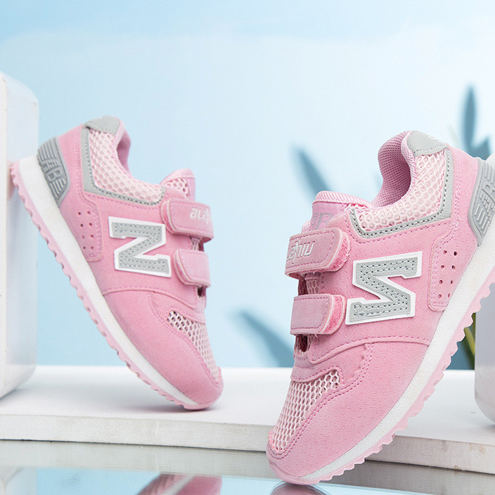 Children sports shoes 2019 girl net shoes summer new leisure girl shoes boy net cloth breathable sports shoes wholesale