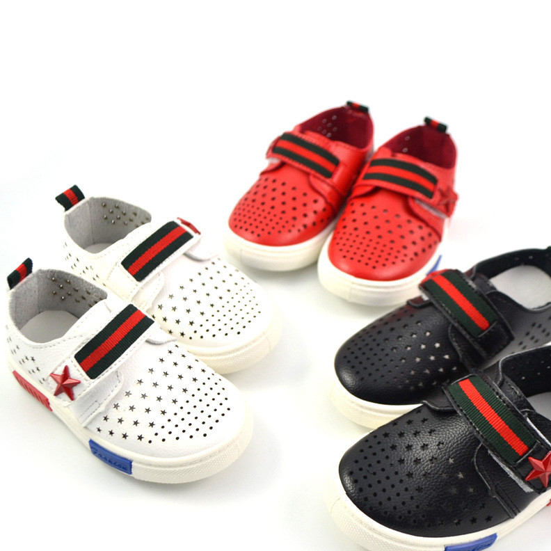 New brand Korean leather baby shoes, children's sandals, fashionable breathable children's shoes for men ages 1-3, 721 years old