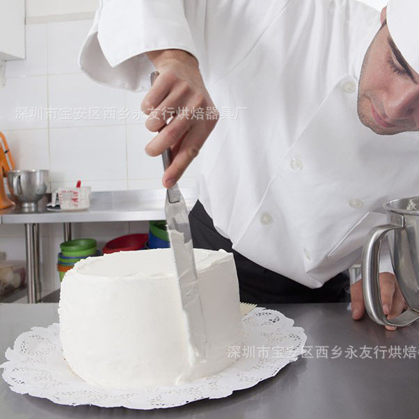 14寸大号蛋糕抹刀 不锈钢奶油刮刀 实用蛋糕常备用具 烘焙工具刀